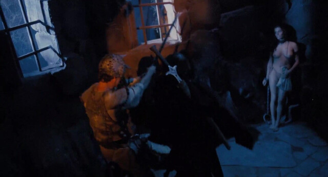 Maria Socas nude - The Warrior and the Sorceress (1984)