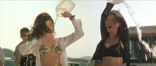 Kelly Lin sexy, Maggie Lu sexy - The Conmen in Vegas (1999)
