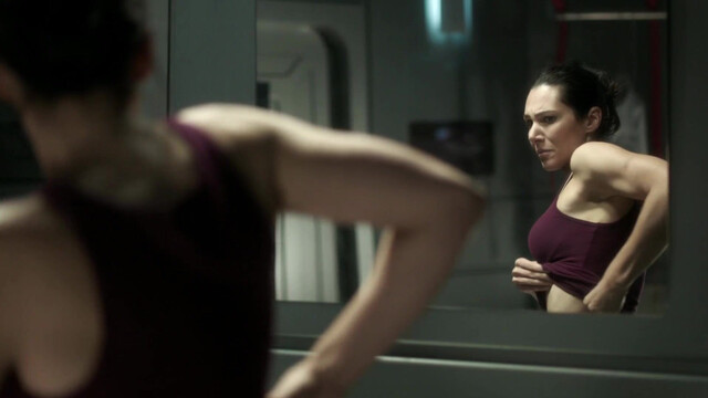 Kyra Zagorsky sexy - Helix s01e02e03e13, s02e01 (2014–2015)