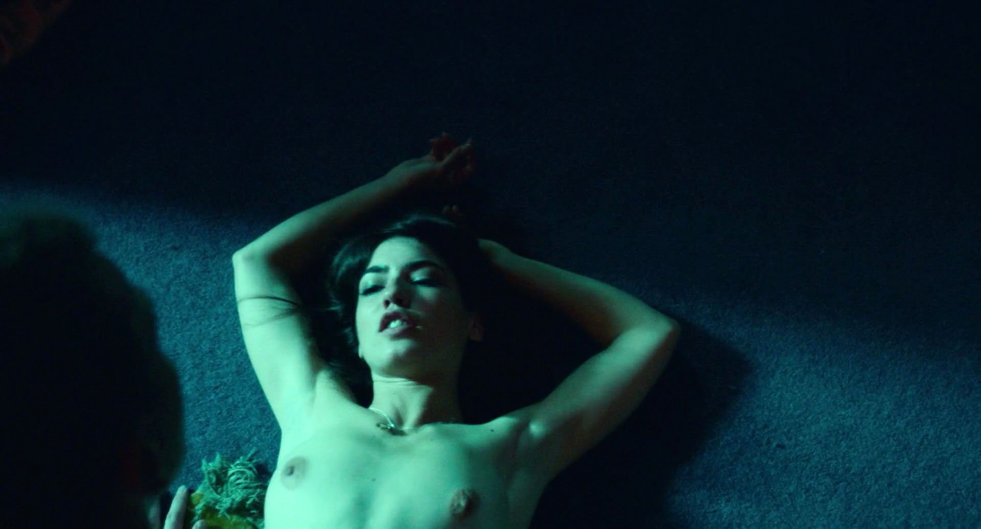 Anjela Nedyalkova nude topless in scene with Ewan McGregor. 