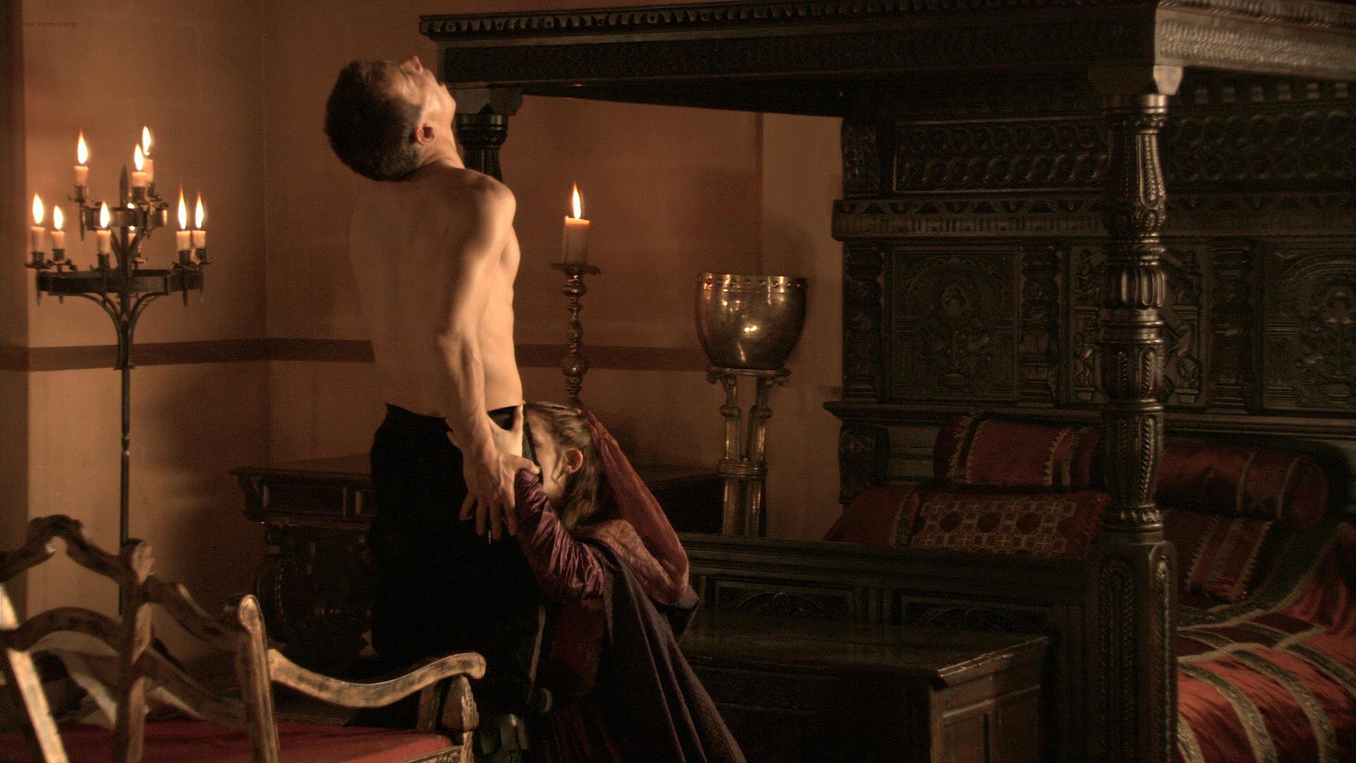 Perdita Weeks in sexy scene from The Tudors s01e02 which was released in 20...