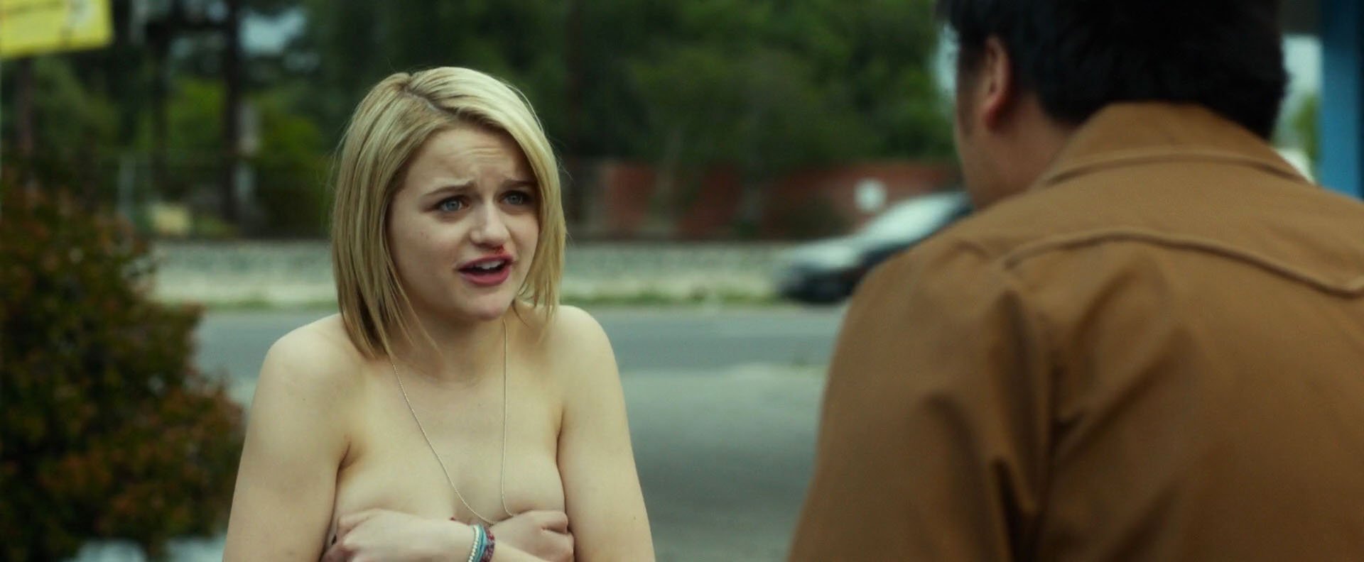 Young actress Joey King looks incredibly sexy in the interesting scene from...