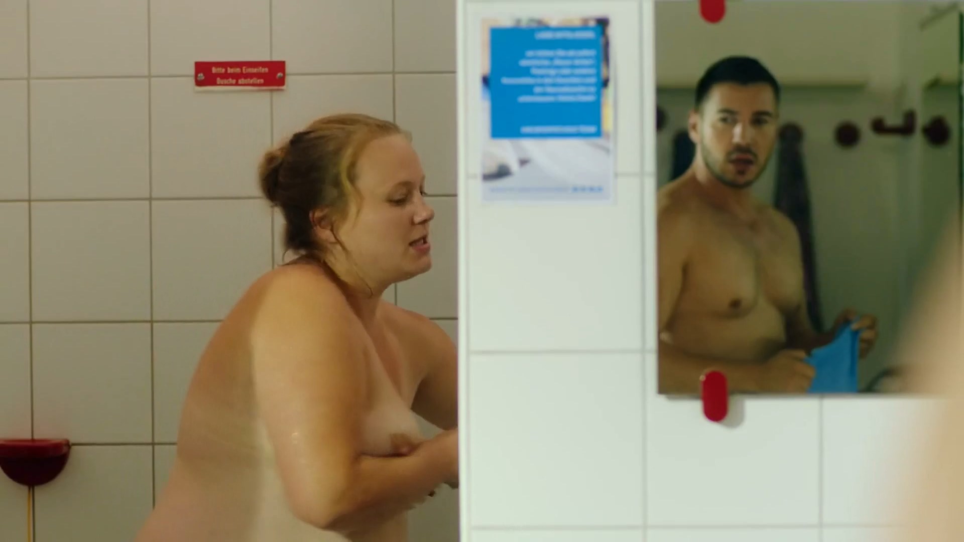 Katharina Kempter is nude in the movie “Bauch Beine Flo” which was released...