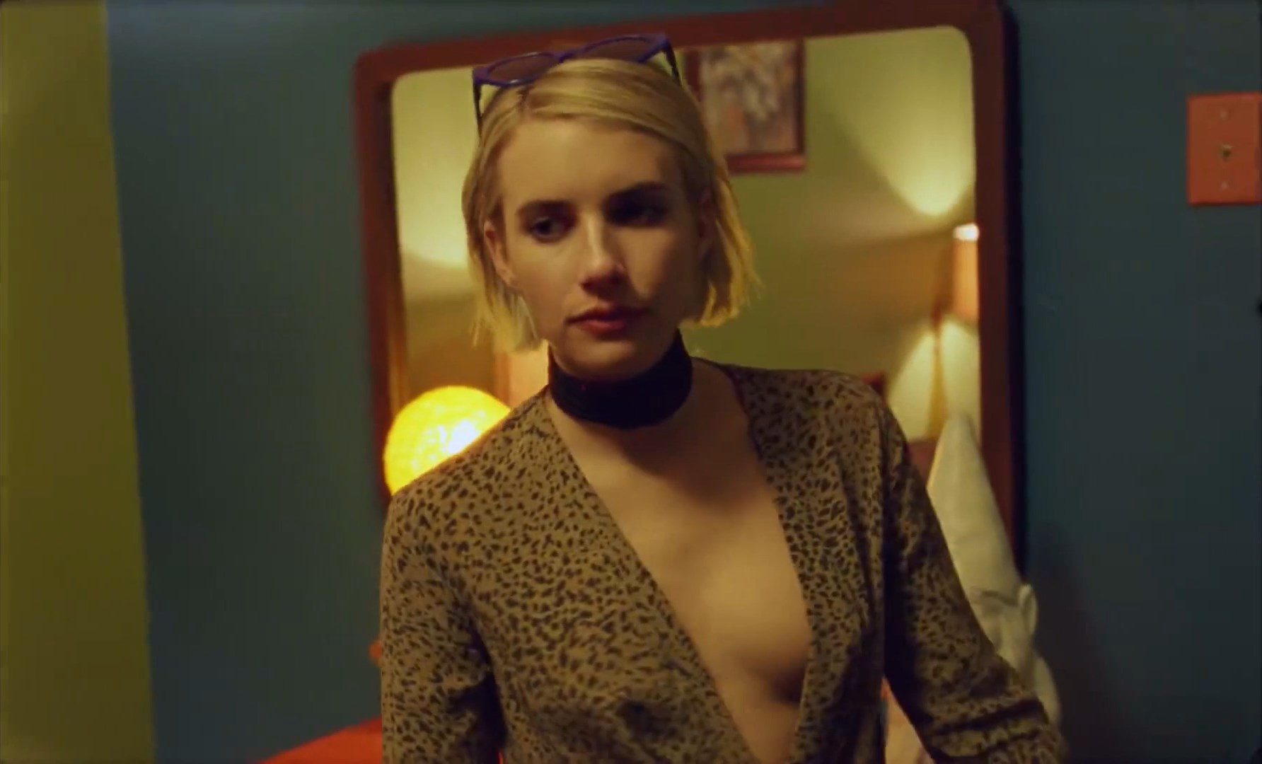 Emma Roberts is very sexy in “Time of Day” which was released in 2018. 