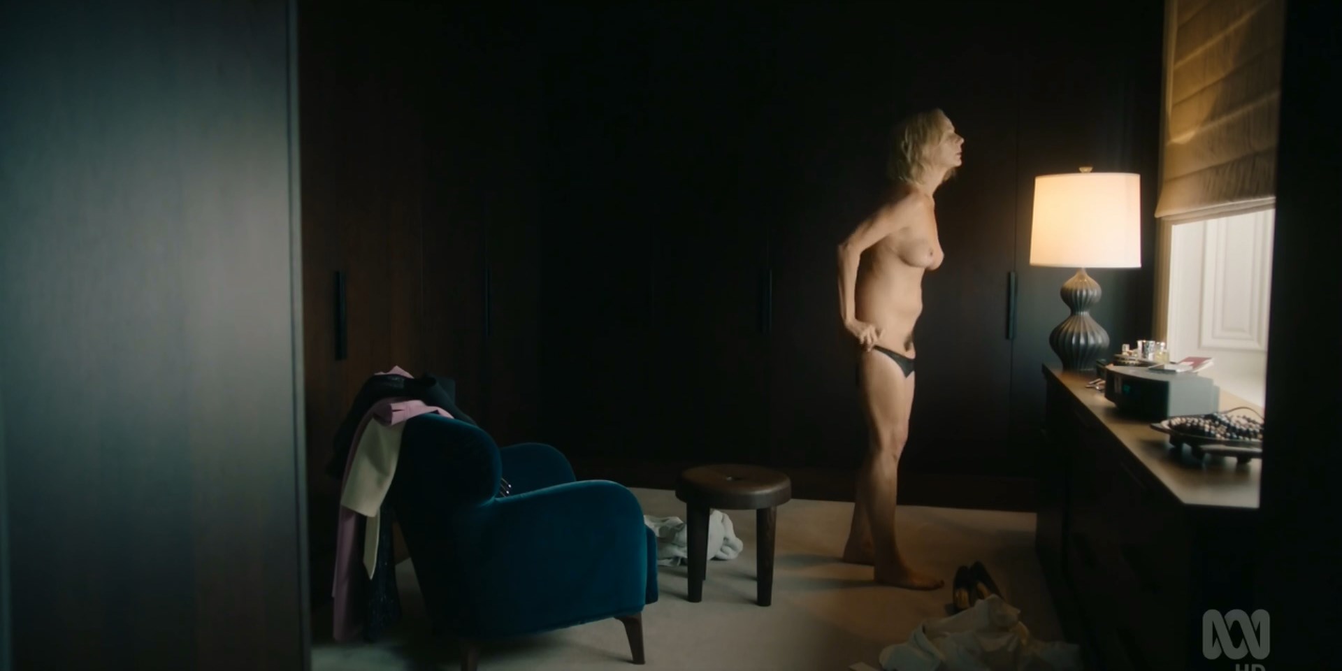 Rachel Griffiths. bush. butt. topless. 
