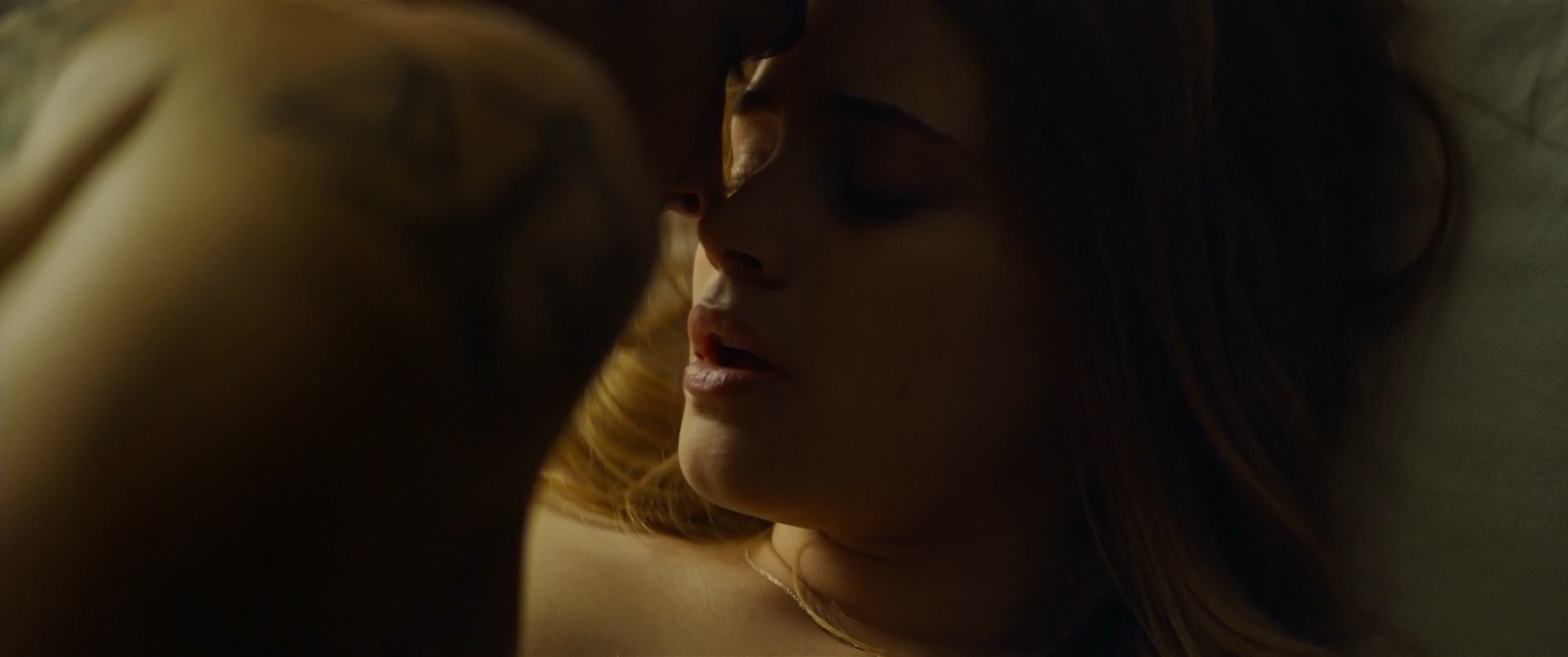 Josephine Langford has a sexy moment in the movie “After” which was release...