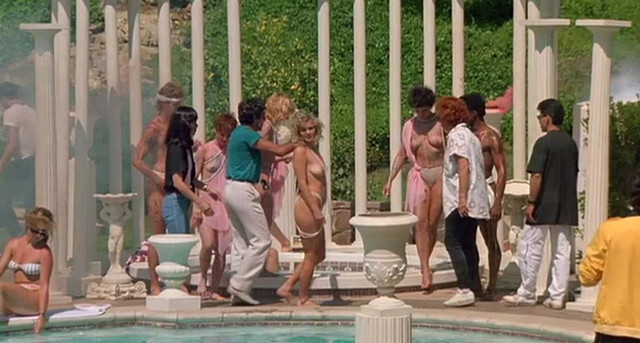 Barbara Crampton nude, Kim Evenson nude - Kidnapped (1986)