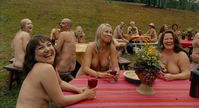 Jennifer Aniston sexy, Malin Akerman nude, Kerri Kenney nude, Lauren Ambrose sexy - Wanderlust (2012)