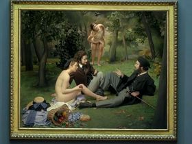 Camille Demoures nude – A Musee vous, a musee moi Le Dejeuner sur l'herbe nude – Libertinage (2019)