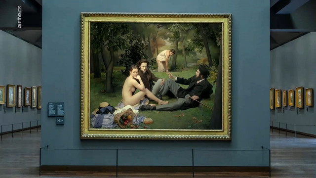 Camille Demoures nude – A Musee vous, a musee moi Le Dejeuner sur l'herbe nude – Libertinage (2019)