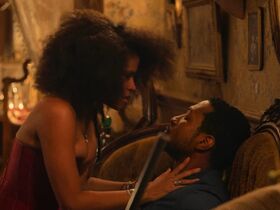 Zazie Beetz sexy, Aahkilah Cornelius sexy – The Harder They Fall (2021)