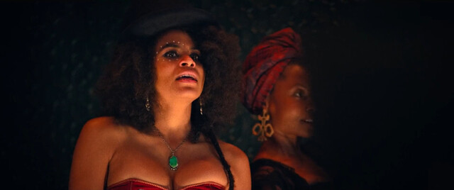 Zazie Beetz sexy, Aahkilah Cornelius sexy – The Harder They Fall (2021)