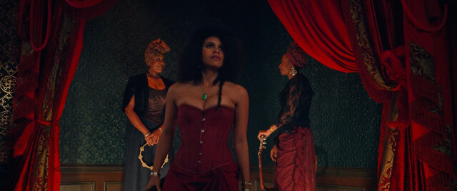 Zazie Beetz sexy, Aahkilah Cornelius sexy – The Harder They Fall (2021)