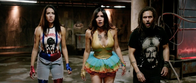 Sara Malakul Lane nude, Kelly McCart nude, Amanda Ruth Ritchie nude – Halloween Pussy Trap Kill! Kill! (2017)
