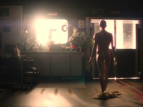 Caity Lotz nude – The Machine (2013)