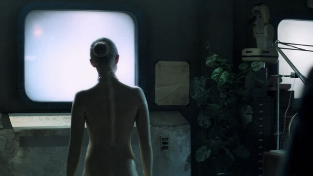 Caity Lotz nude – The Machine (2013)