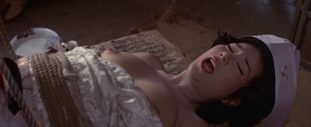 Naomi Tani nude, Terumi Azuma nude – Wife to Be Sacrificed (Ikenie fujin) (1974)