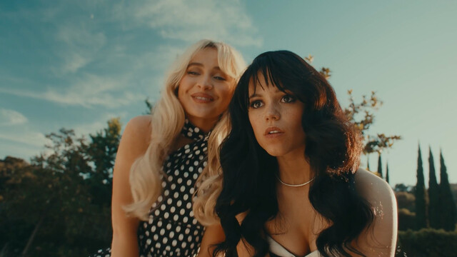 Jenna Ortega sexy, Sabrina Carpenter sexy - Taste (2024)