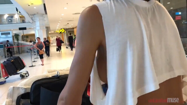Milo Moire nude – Airport (2024)