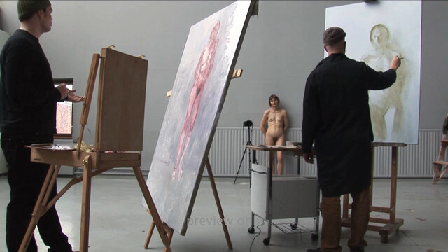Elina Brotherus nude – Artists at work (2010)