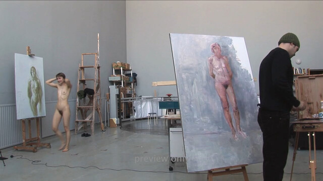 Elina Brotherus nude – Artists at work (2010)