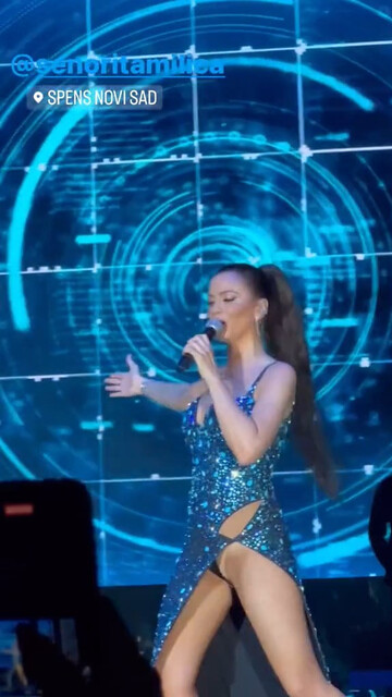 Milica Pavlovic sexy – Serbian singer concert 15.06.2024 (2024)