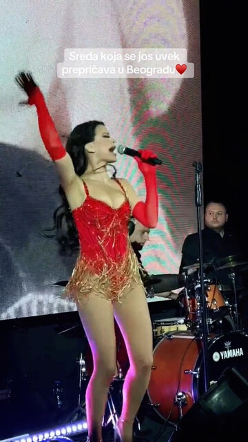 Milica Pavlovic sexy – Serbian singer (2024)