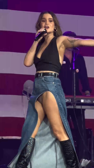 Maren Morris nude – Willie Nelson's 4th of July Picnic (2024)