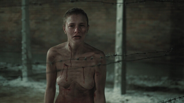 Eva Olhova nude– The Tattooist of Auschwitz (Tatér z Osvětimy) s01e03 (2024)