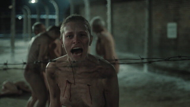 Eva Olhova nude– The Tattooist of Auschwitz (Tatér z Osvětimy) s01e03 (2024)