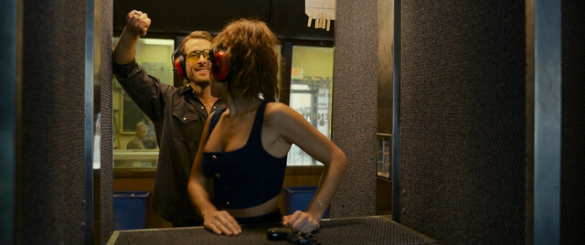 Adria Arjona sexy – Hit Man (2023)