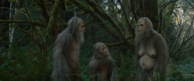 Riley Keough nude – Sasquatch Sunset (2024)