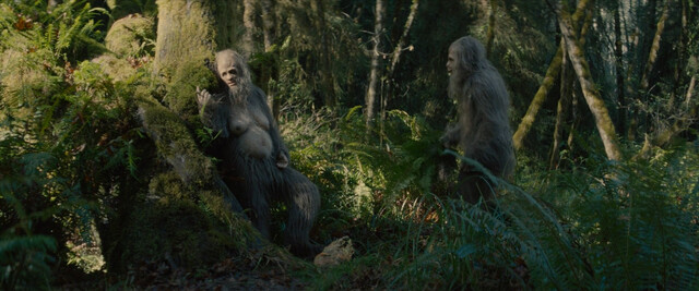 Riley Keough nude – Sasquatch Sunset (2024)