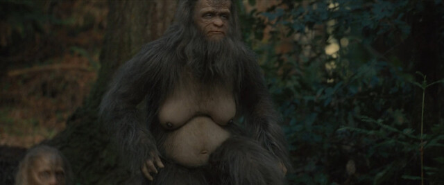 Riley Keough nude – Sasquatch Sunset (2024)