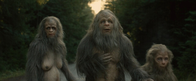 Riley Keough nude – Sasquatch Sunset (2024)