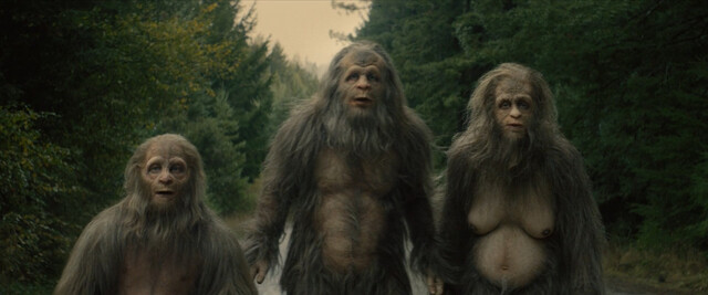 Riley Keough nude – Sasquatch Sunset (2024)