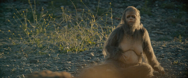 Riley Keough nude – Sasquatch Sunset (2024)