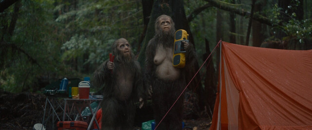 Riley Keough nude – Sasquatch Sunset (2024)