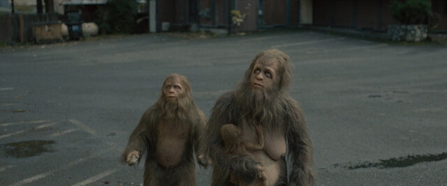 Riley Keough nude – Sasquatch Sunset (2024)