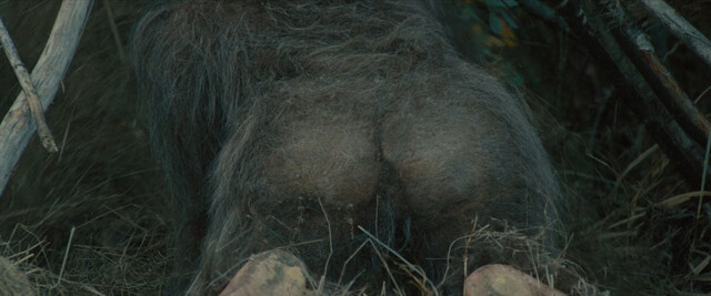 Riley Keough nude – Sasquatch Sunset (2024)