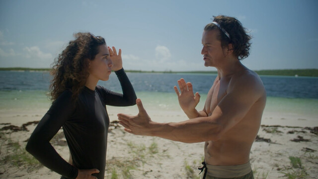 Camila Jaber sexy – Orlando Bloom To the Edge s01e02 (2024)