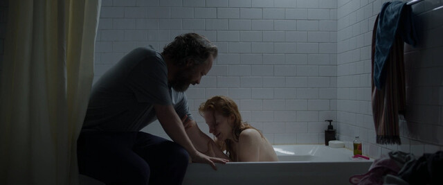 Jessica Chastain nude – Memory (2023)