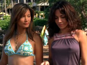 Kelly Hu sexy, Vanessa Marcil sexy - Las Vegas s03e02 (2005)