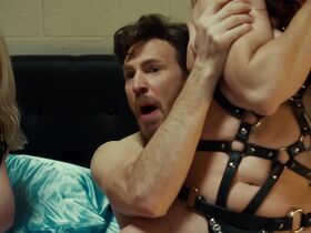 Margaret Qualley nude, Aubrey Plaza nude, Lera Abova nude, Grace Lord nude, Layne Lazor nude - Honey Don't! (2025)