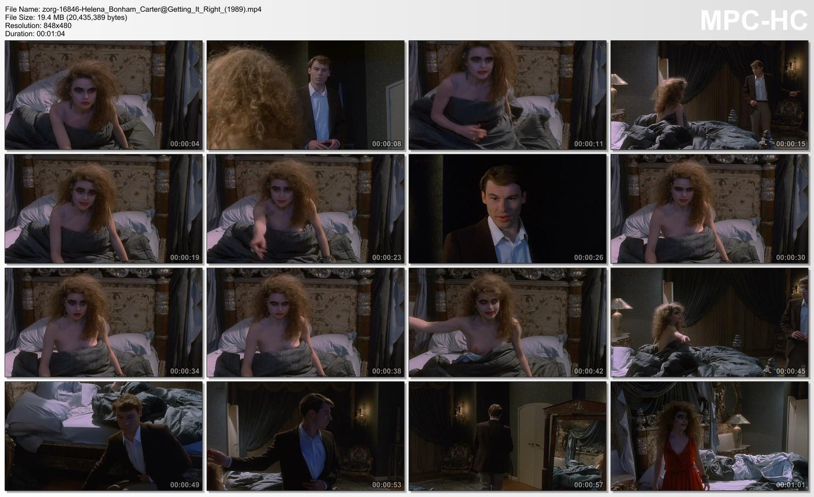 Helena Bonham Carter nude - Getting It Right (1989)